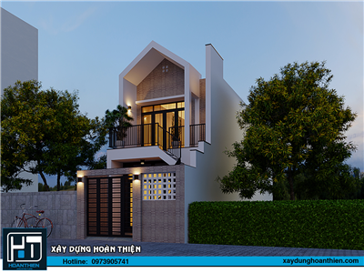 Mẫu nhà ống hiện đại 2 tầng 70m2 tại Hải Phòng